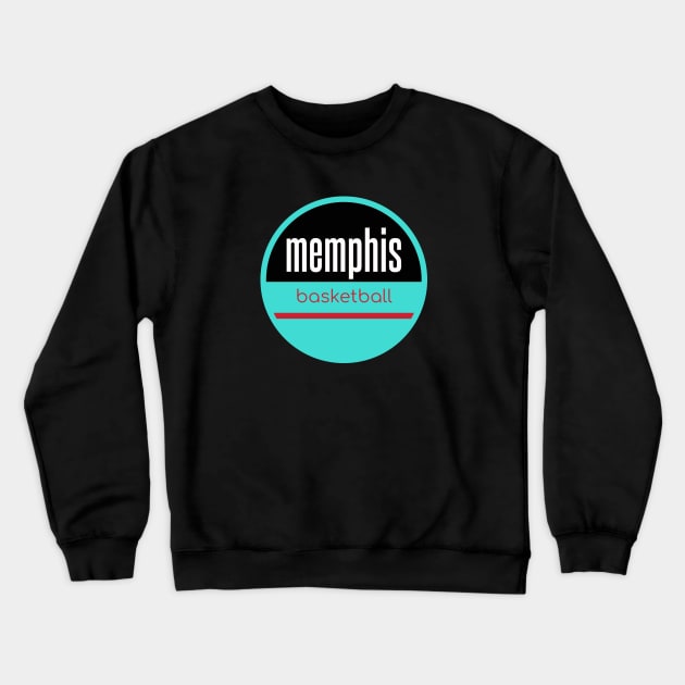 memphis grizzlies basketball Crewneck Sweatshirt by BVHstudio